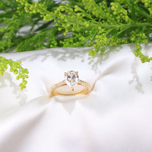 14K Gold Laboratory Grown Diamond Engagement Ring