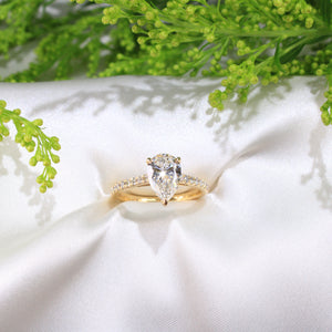 14K Gold Laboratory Grown Diamond Engagement Ring
