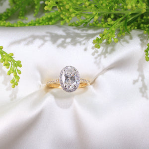 14K Gold Laboratory Grown Diamond Engagement Ring