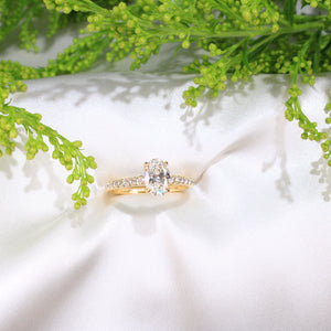 14K Gold Laboratory Grown Diamond Engagement Ring