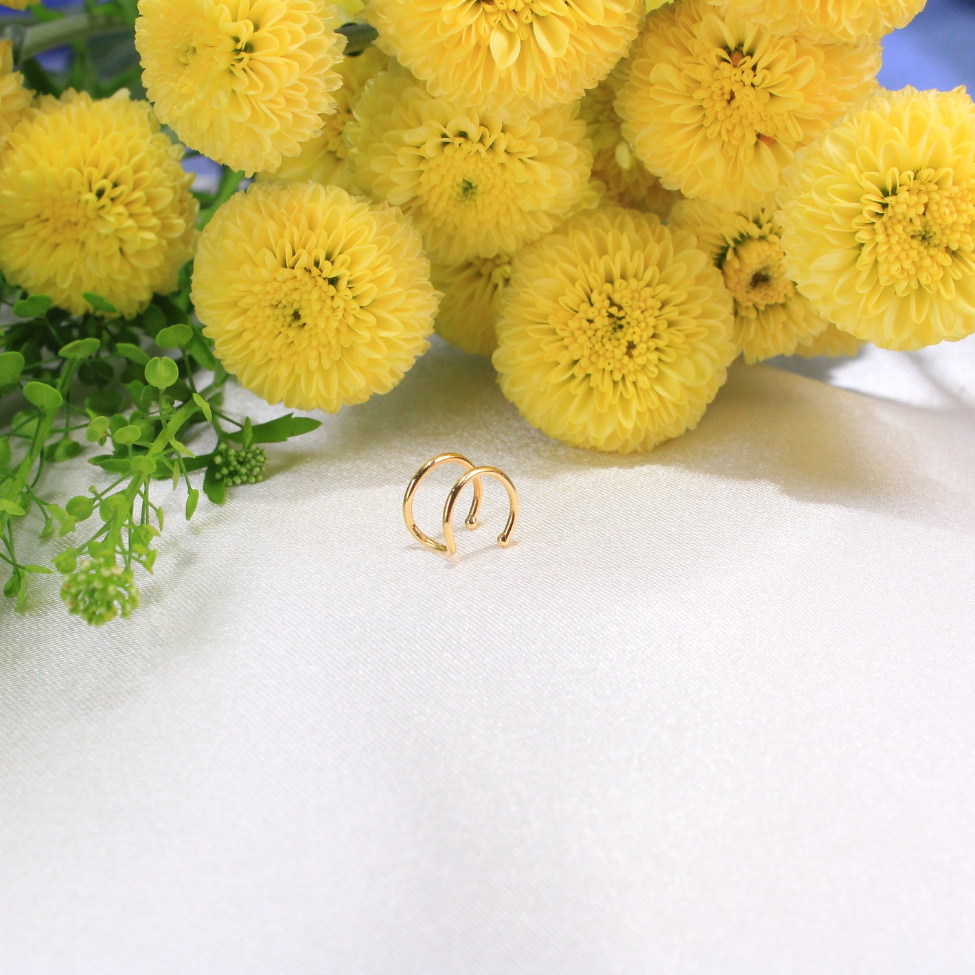 14K Gold Ear Cuff Earring