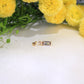 14K Gold Ear Piercing Flat Back Single Stud