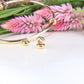14K Yellow Gold Stopper For Bangle Charms
