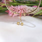14K Yellow Gold Dangle Cherry Charm