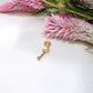 14K Yellow Gold Dangle Key Charm