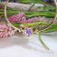 14K Yellow Gold Flower Slider