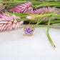 14K Yellow Gold Flower Slider