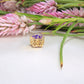 14K Yellow Gold Flower Slider