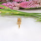 14K Yellow Gold Heart Slider
