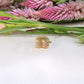 14K Yellow Gold Heart Slider