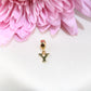 14K Yellow Gold Initial Y  Dangle Charm