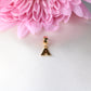 14K Yellow Gold Initial A Dangle Charm