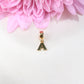 14K Yellow Gold Initial A Dangle Charm