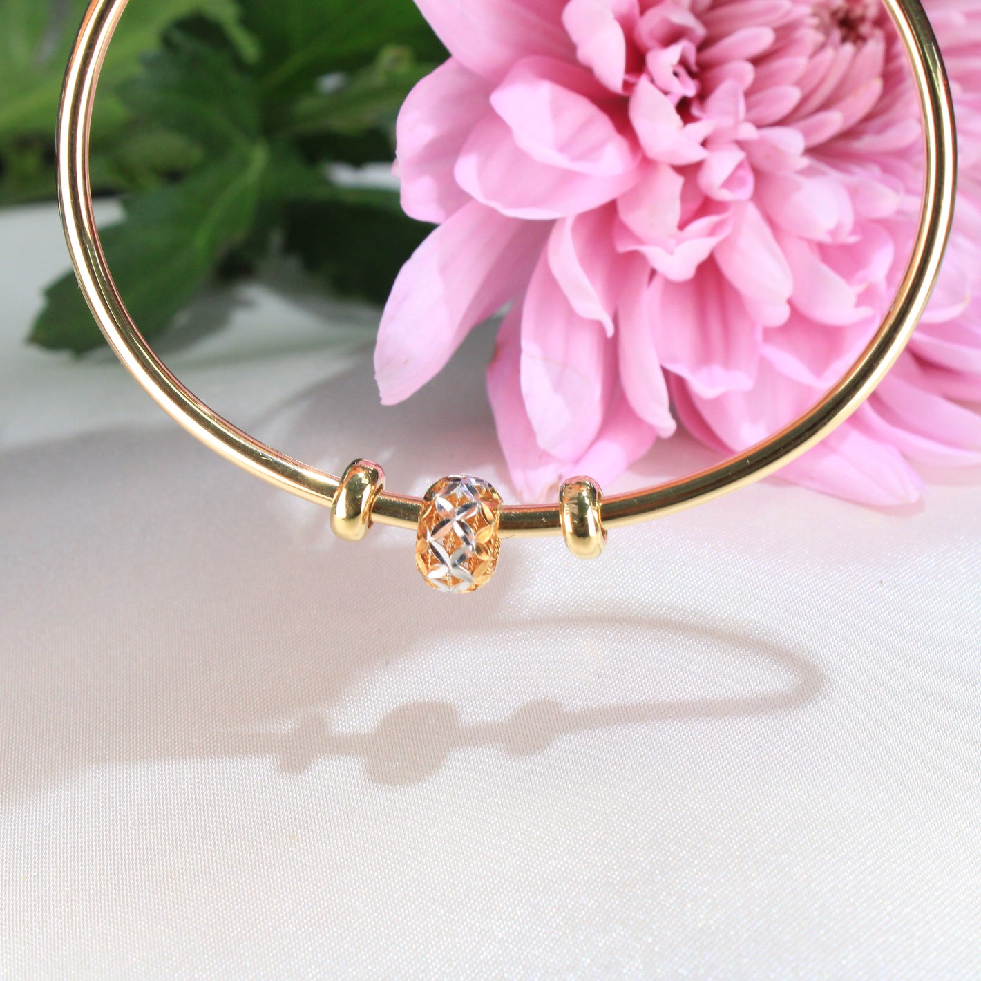 14K Yellow Gold Slider