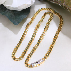 14K Gold Monaco Cuban Chain 6mm 24in