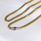 14K Gold Monaco Cuban Chain 6mm 24in
