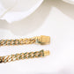 14K Gold Monaco Bracelet 6mm 8in