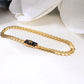 14K Gold Monaco Bracelet 5mm 7in