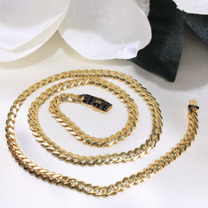 14K Gold Monaco Cuban Chain 6mm 24in