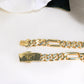 14K Gold Monaco Baguette Chain 6mm 22in
