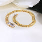 14K Gold Monaco Bracelet 6mm 8in