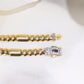 14K Gold Monaco Bracelet 6mm 8in