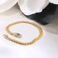 14K Gold Monaco Bracelet 5mm 7in