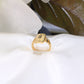 14K Monaco Ring Classic Plain - Plain Link