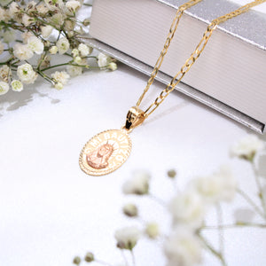 14K Yellow Gold Baptism Charm