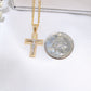 14K Yellow Gold Cross Charm