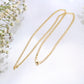 14K Gold Hollow Cuban Chain 2.2mm 18in