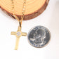 14K Yellow Gold Saint Benedict Cross