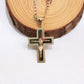 14K Yellow Gold Crucifix Charm