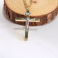 14K Yellow Gold Crucifix Charm