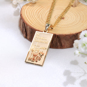 14K Yellow Gold First Communion Charm