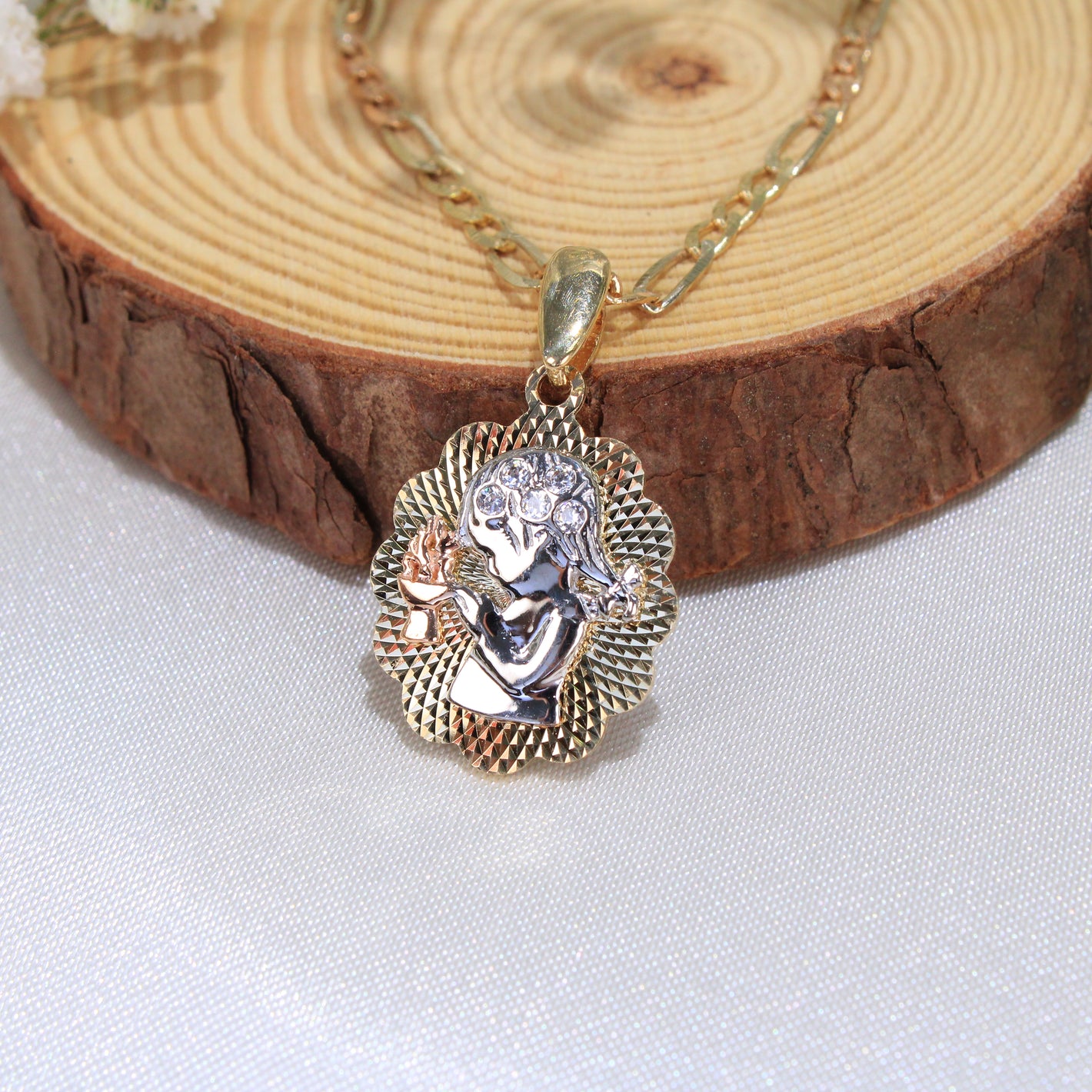 14K Yellow Gold First Communion Charm