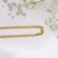 14K Gold Cuban Solid Chain 3.0mm 20in
