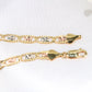 14K Tricolor Gold Valentino ID Bracelet 6.5mm 7.5in