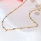 14K Gold Tri-Color Valentino Chain 2mm 18in