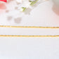14K Gold Snail Link Chain 1mm 16in