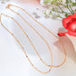 14K Rose Gold Rolo Ball Chain 1mm 18in