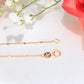 14K Rose Gold Rolo Ball Chain 1mm 18in
