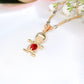 14K Gold Little Boy Charm Birthstone
