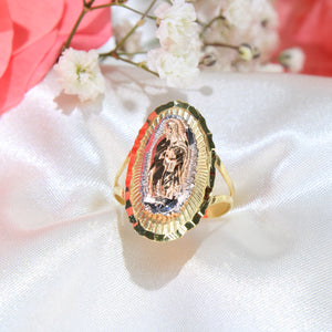 14K Virgin Mary Ring