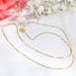 14K Gold  Cable Chain 1mm 16in