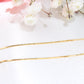 14K Gold  Cable Chain 1mm 16in