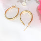 10K Yellow Gold Diamond Hoops
