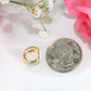 10K Yellow Gold Diamond Hoops