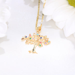 14K Gold Tree of Life Pendant