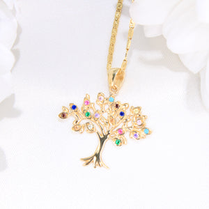 14K Gold Tree of Life Pendant